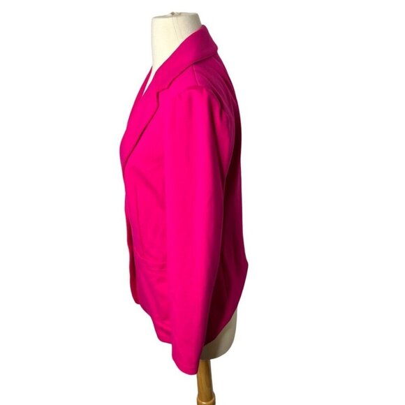 J.Crew Patch Pocket Blazer in Italian Ponte Pink Size 2 BF422 - Picture 3 of 11